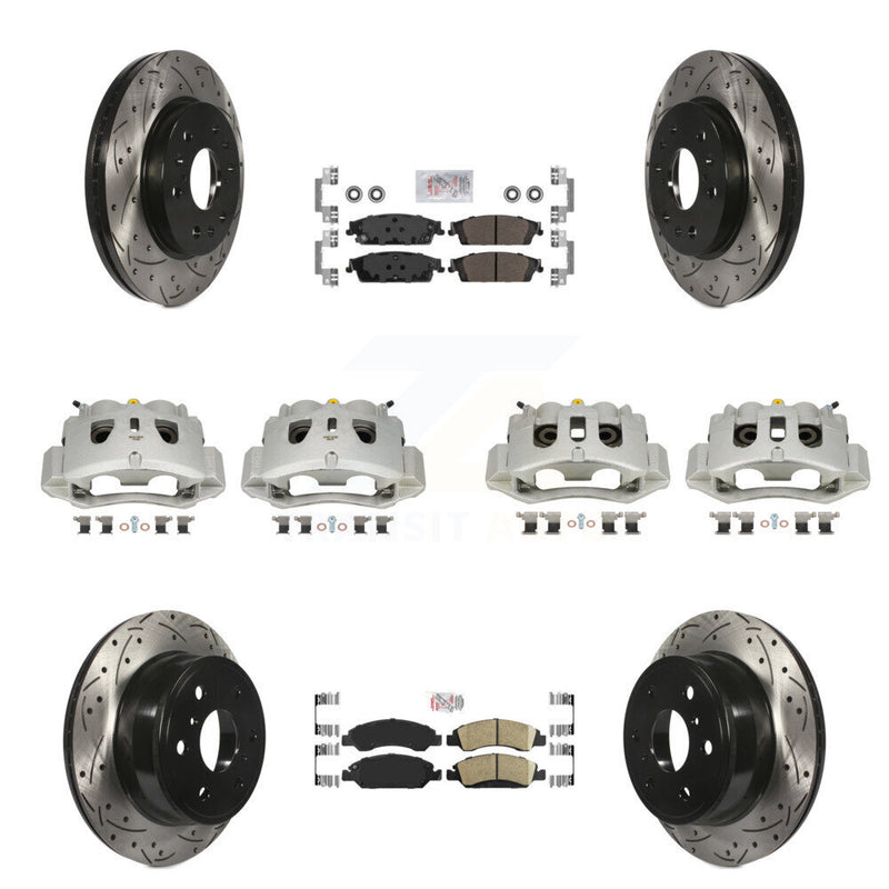 Transit Auto KCD-100832N Disc Brake Kit for 2016 Chevrolet Suburban - Front and Rear product image
