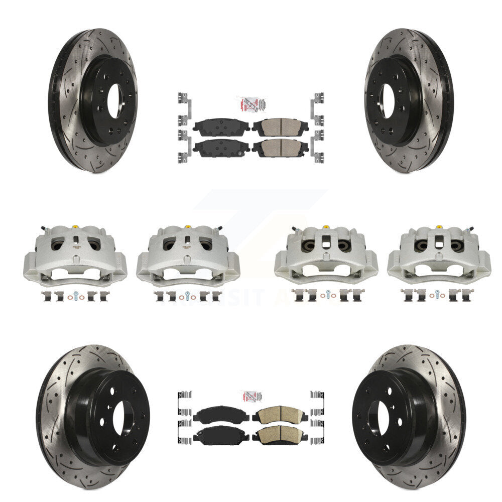 Transit Auto KCD-100833N Disc Brake Kit for 2016 Chevrolet Suburban - Front and Rear product image