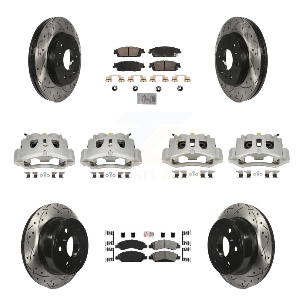 Transit Auto KCD-100834N Disc Brake Kit for 2016 Chevrolet Suburban - Front and Rear product image