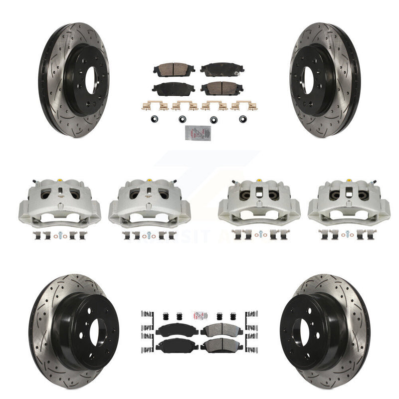 Transit Auto KCD-100834N Disc Brake Kit for 2016 Chevrolet Suburban - Front and Rear product image