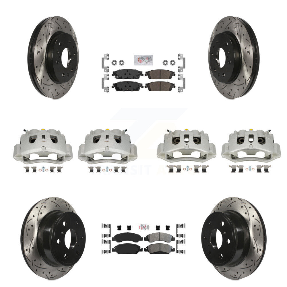 Transit Auto KCD-100835N Disc Brake Kit for 2016 Chevrolet Suburban - Front and Rear product image