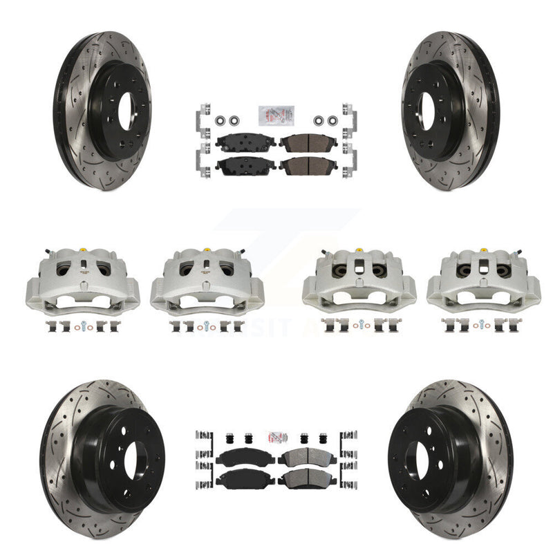 Transit Auto KCD-100835N Disc Brake Kit for 2016 Chevrolet Suburban - Front and Rear product image