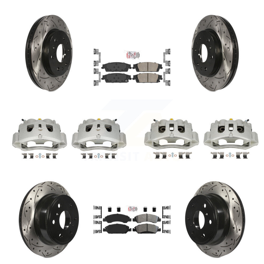Transit Auto KCD-100836N Disc Brake Kit for 2016 Chevrolet Suburban - Front and Rear product image