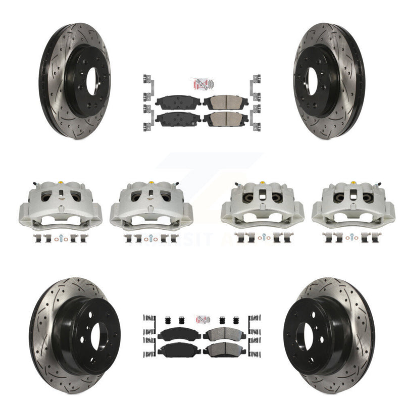 Transit Auto KCD-100836N Disc Brake Kit for 2016 Chevrolet Suburban - Front and Rear product image