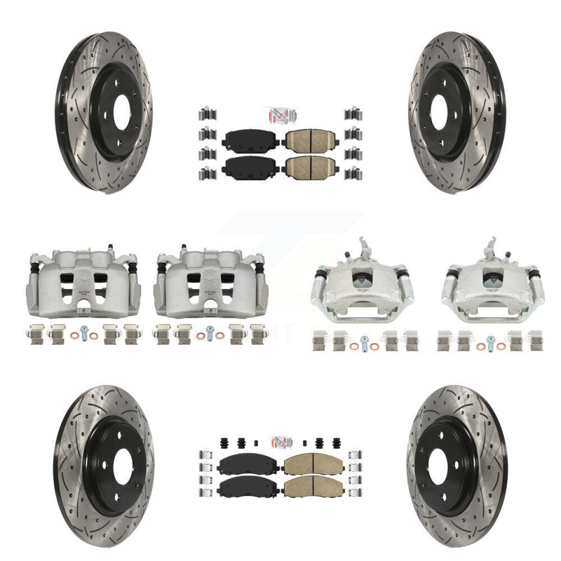 Transit Auto KCD-100867N Disc Brake Kit for 2014-2020 Dodge Journey - Front and Rear product image