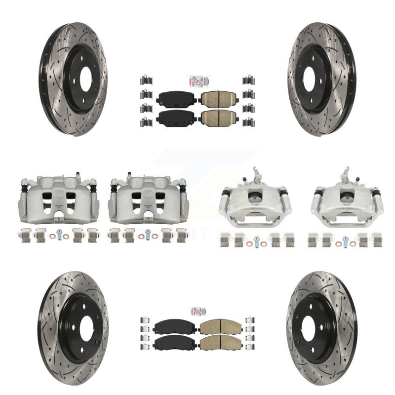 Transit Auto KCD-100870N Disc Brake Kit for 2014-2020 Dodge Journey - Front and Rear product image