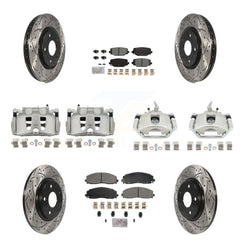 Transit Auto KCD-100871N Disc Brake Kit for 2014-2020 Dodge Journey - Front and Rear product image