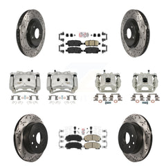 Transit Auto KCD-100875N Disc Brake Kit for 2014-2019 Nissan Rogue - Front and Rear product image