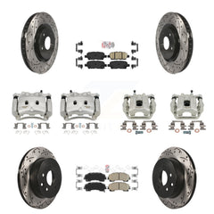 Transit Auto KCD-100876N Disc Brake Kit for 2014-2019 Nissan Rogue - Front and Rear product image