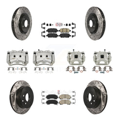 Transit Auto KCD-100877N Disc Brake Kit for 2014-2019 Nissan Rogue - Front and Rear product image