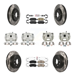 Transit Auto KCD-100879N Disc Brake Kit for 2014-2022 Nissan Rogue, Nissan Rogue Sport - Front and Rear product image