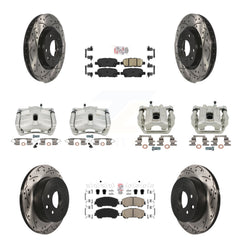 Transit Auto KCD-100880N Disc Brake Kit for 2014-2022 Nissan Rogue, Nissan Rogue Sport - Front and Rear product image