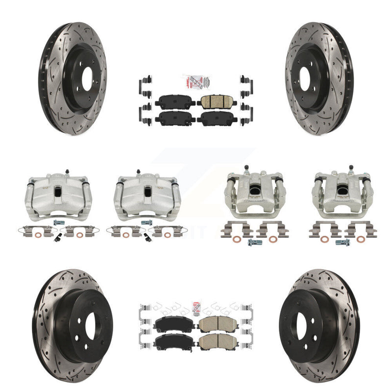 Transit Auto KCD-100884N Disc Brake Kit for 2014-2015 Nissan Rogue - Front and Rear product image