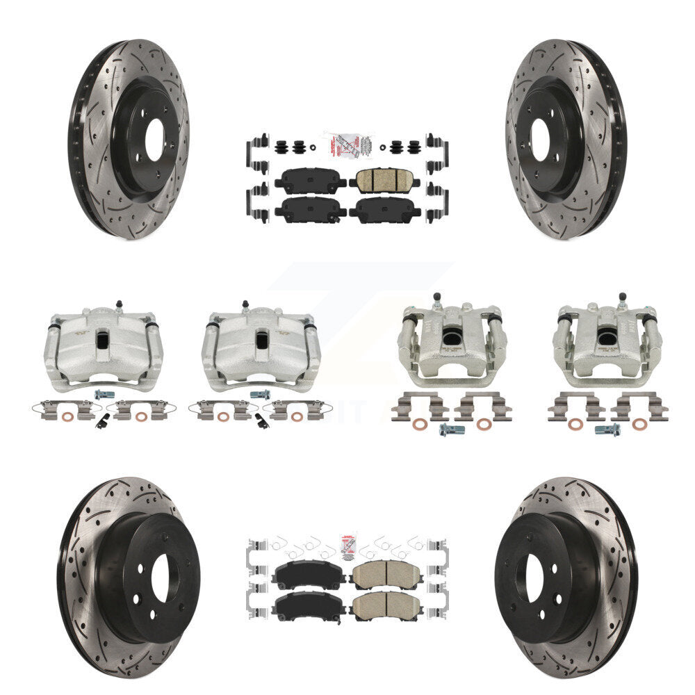 Transit Auto KCD-100885N Disc Brake Kit for 2014-2015 Nissan Rogue - Front and Rear product image