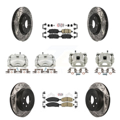 Transit Auto KCD-100889N Disc Brake Kit for 2015 Nissan LEAF - Front and Rear product image