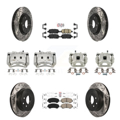 Transit Auto KCD-100894N Disc Brake Kit for 2017 Nissan Rogue - Front and Rear product image