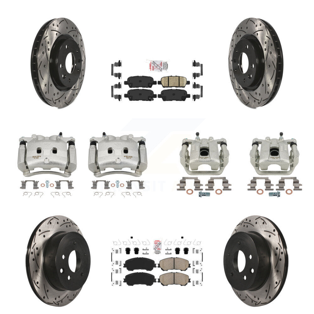 Transit Auto KCD-100896N Disc Brake Kit for 2017 Nissan Rogue - Front and Rear product image