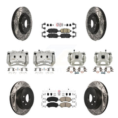 Transit Auto KCD-100897N Disc Brake Kit for 2017 Nissan Rogue - Front and Rear product image