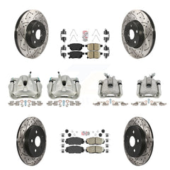 Transit Auto KCD-100898N Disc Brake Kit for 2009-2019 Toyota Corolla, Toyota Matrix, Pontiac Vibe - Front and Rear product image