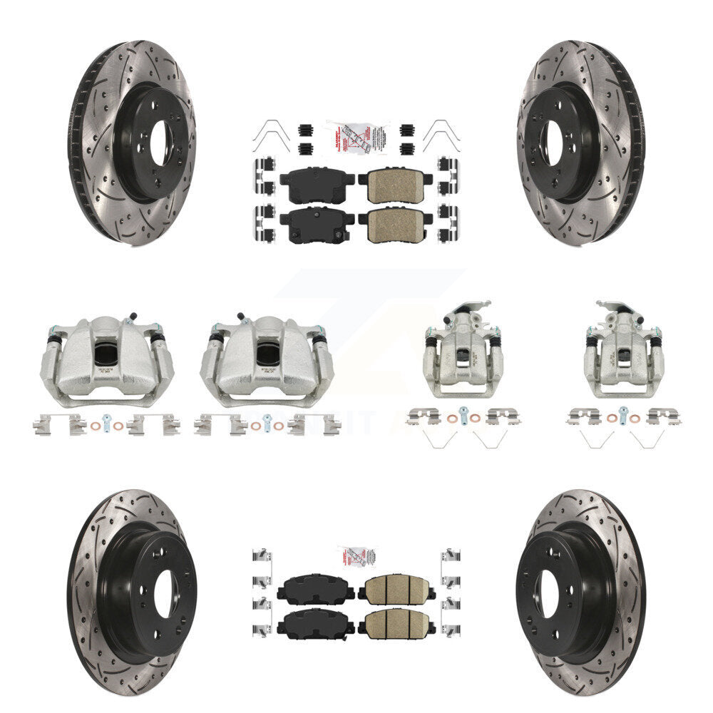 Transit Auto KCD-100921N Disc Brake Kit for 2013-2016 Honda Accord - Front and Rear product image