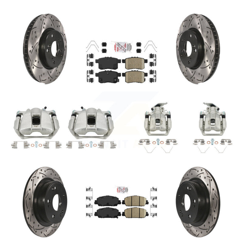 Transit Auto KCD-100921N Disc Brake Kit for 2013-2016 Honda Accord - Front and Rear product image