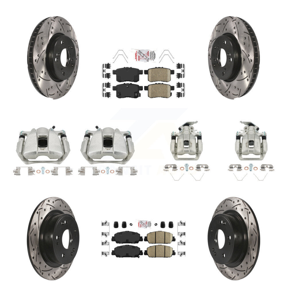 Transit Auto KCD-100922N Disc Brake Kit for 2013-2016 Honda Accord - Front and Rear product image