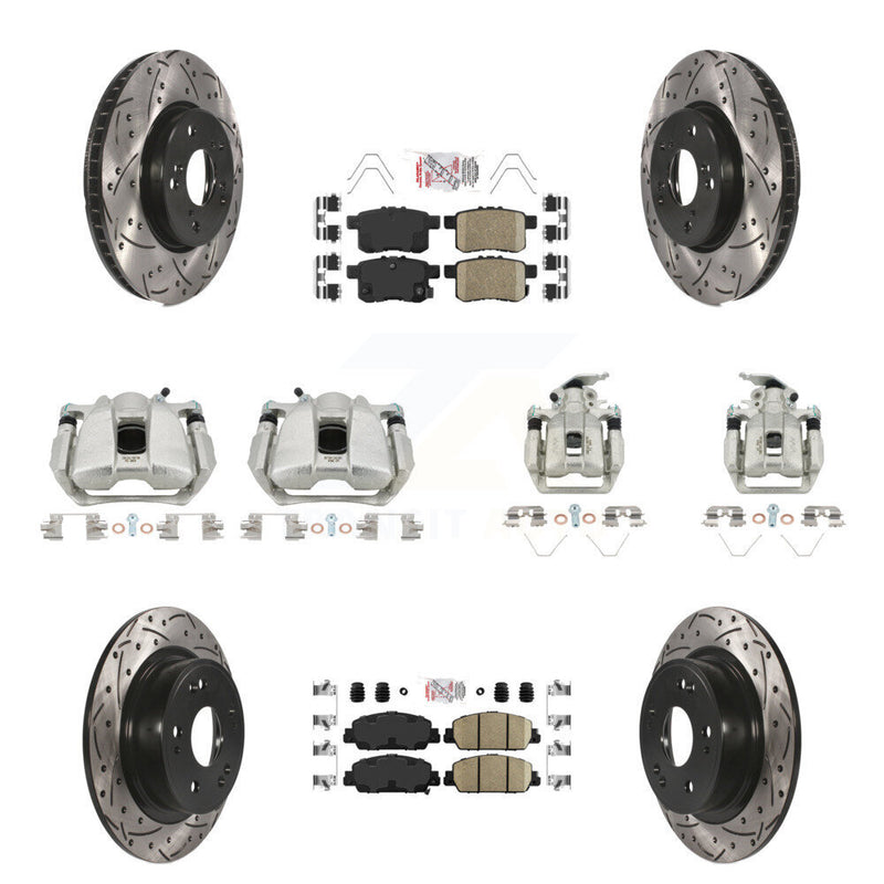Transit Auto KCD-100922N Disc Brake Kit for 2013-2016 Honda Accord - Front and Rear product image