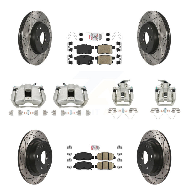 Transit Auto KCD-100925N Disc Brake Kit for 2013-2017 Honda Accord - Front and Rear product image