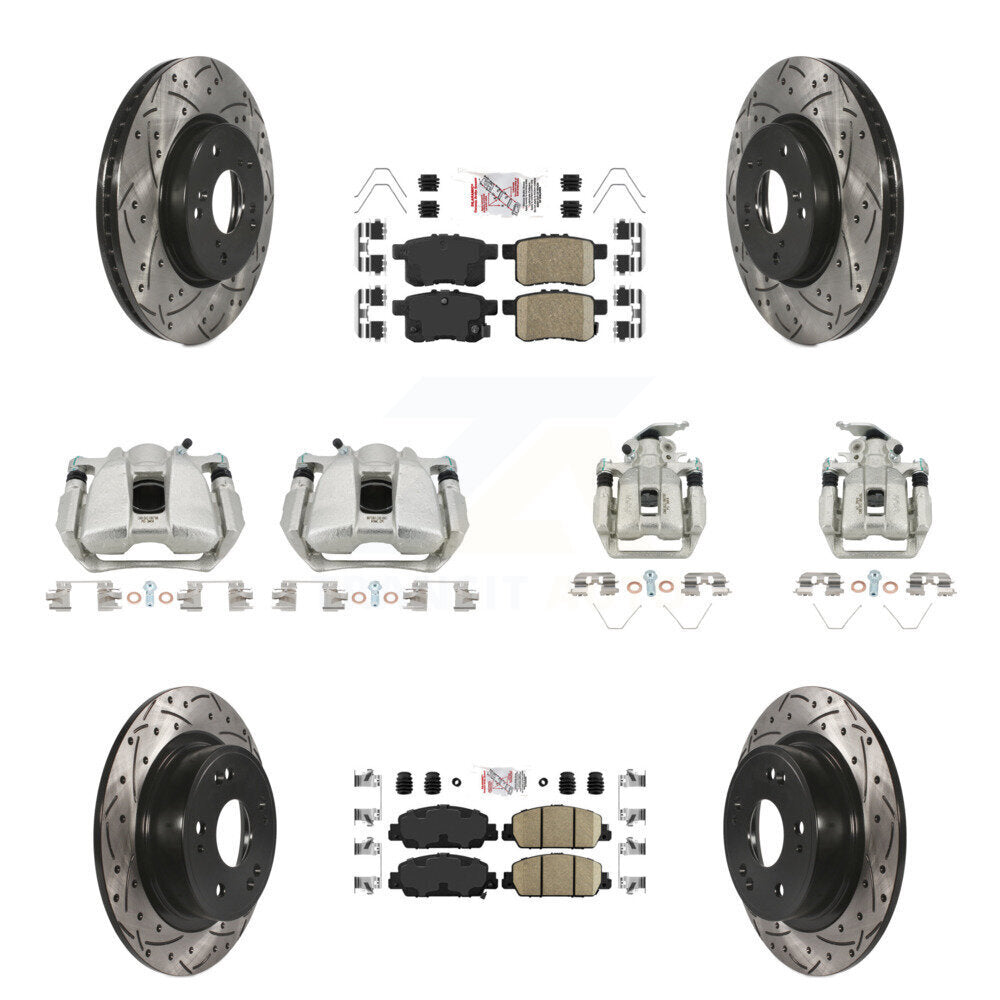 Transit Auto KCD-100927N Disc Brake Kit for 2013-2017 Honda Accord - Front and Rear product image