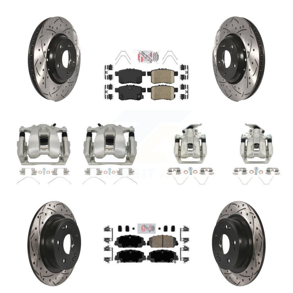 Transit Auto KCD-100932N Disc Brake Kit for 2016-2017 Honda Accord - Front and Rear product image