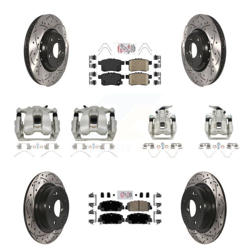 Transit Auto KCD-100932N Disc Brake Kit for 2016-2017 Honda Accord - Front and Rear product image