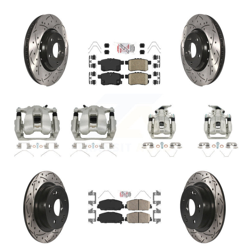 Transit Auto KCD-100935N Disc Brake Kit for 2016-2017 Honda Accord - Front and Rear product image