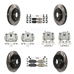 Transit Auto KCD-100938N Disc Brake Kit for 2013-2015 Toyota RAV4 - Front and Rear product image