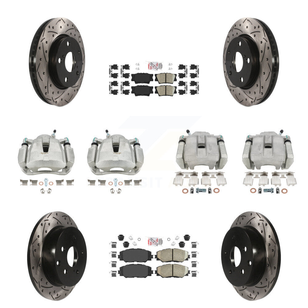 Transit Auto KCD-100947N Disc Brake Kit for 2014-2015 Toyota RAV4 - Front and Rear product image