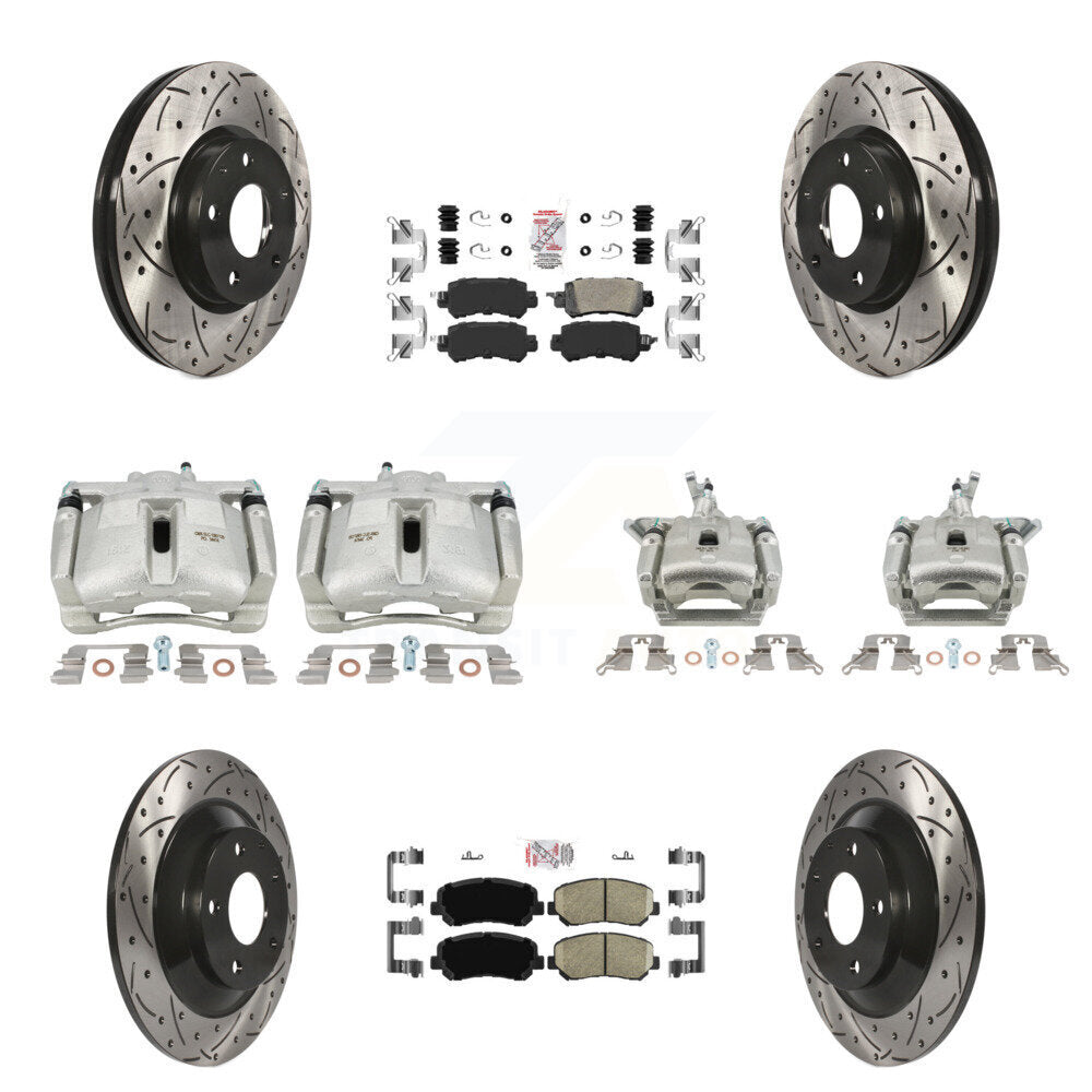 Transit Auto KCD-100954N Disc Brake Kit for 2013-2015 Mazda CX-5 - Front and Rear product image
