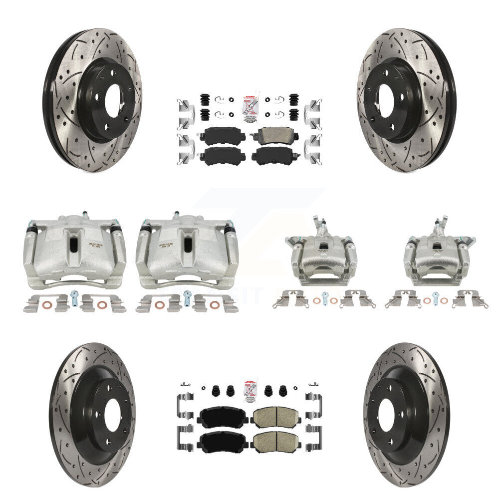 Transit Auto KCD-100956N Disc Brake Kit for 2013-2015 Mazda CX-5 - Front and Rear product image