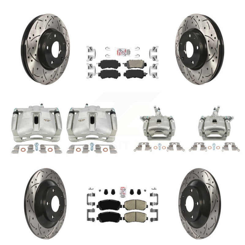 Transit Auto KCD-100957N Disc Brake Kit for 2013-2015 Mazda CX-5 - Front and Rear product image