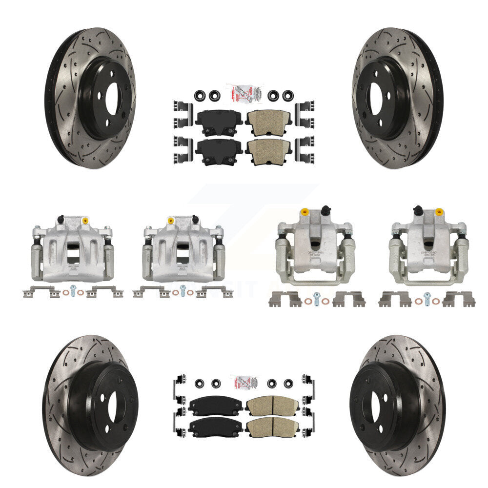 Transit Auto KCD-100960N Disc Brake Kit for 2005-2011 Chrysler 300, Dodge Challenger, Dodge Charger & more - Front and Rear product image