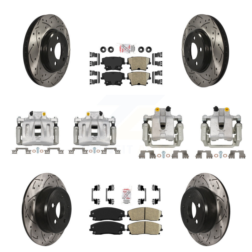 Transit Auto KCD-100962N Disc Brake Kit for 2005-2011 Chrysler 300, Dodge Challenger, Dodge Charger & more - Front and Rear product image