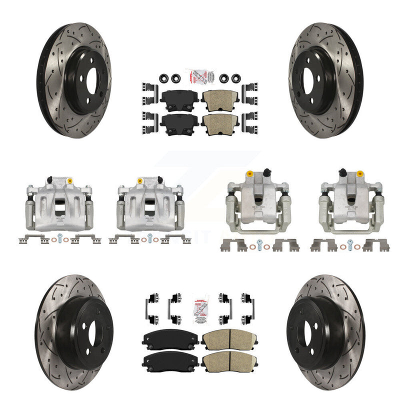 Transit Auto KCD-100962N Disc Brake Kit for 2005-2011 Chrysler 300, Dodge Challenger, Dodge Charger & more - Front and Rear product image