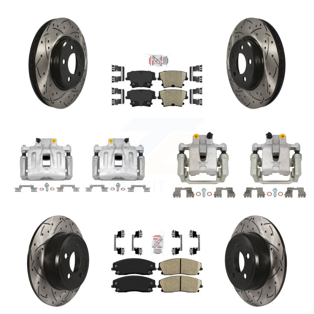 Transit Auto KCD-100967N Disc Brake Kit for 2012-2018 Chrysler 300, Dodge Charger - Front and Rear product image