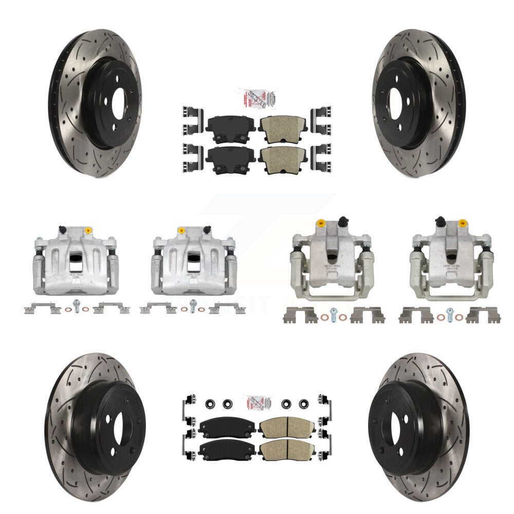 Transit Auto KCD-100969N Disc Brake Kit for 2015-2016 Dodge Charger - Front and Rear product image
