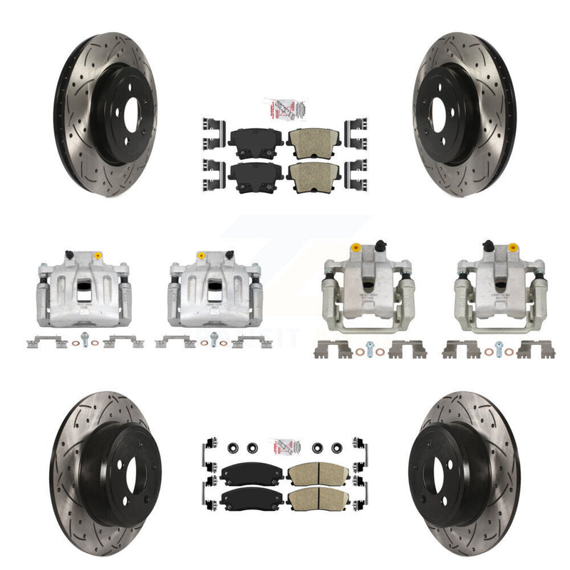 Transit Auto KCD-100969N Disc Brake Kit for 2015-2016 Dodge Charger - Front and Rear product image