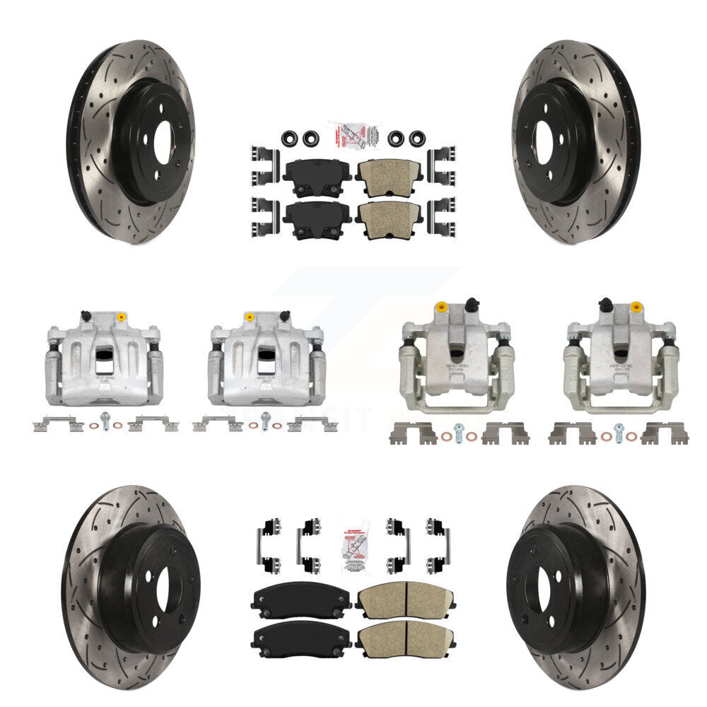 Transit Auto KCD-100970N Disc Brake Kit for 2015-2016 Dodge Charger - Front and Rear product image