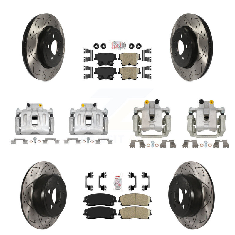 Transit Auto KCD-100970N Disc Brake Kit for 2015-2016 Dodge Charger - Front and Rear product image