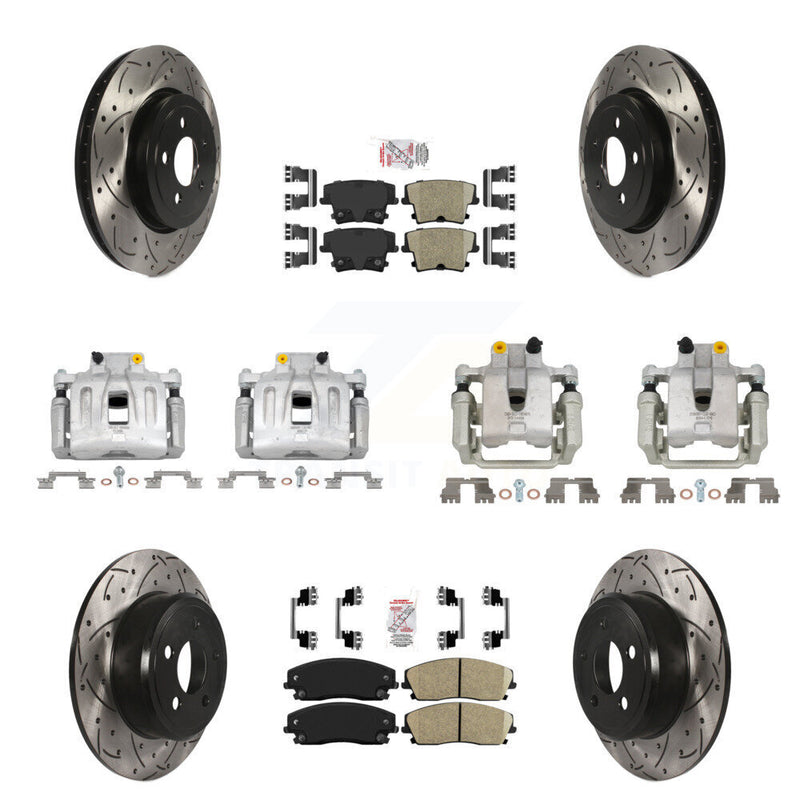 Transit Auto KCD-100971N Disc Brake Kit for 2015-2016 Dodge Charger - Front and Rear product image