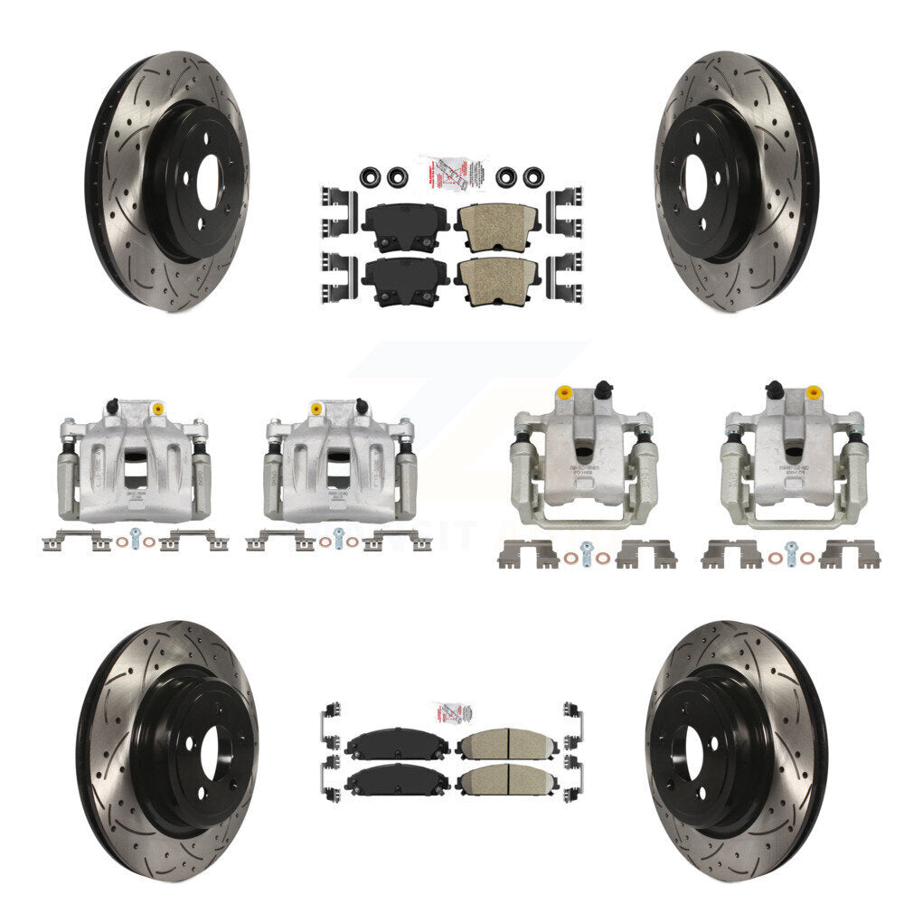 Transit Auto KCD-100976N Disc Brake Kit for 2011 Dodge Charger - Front and Rear product image