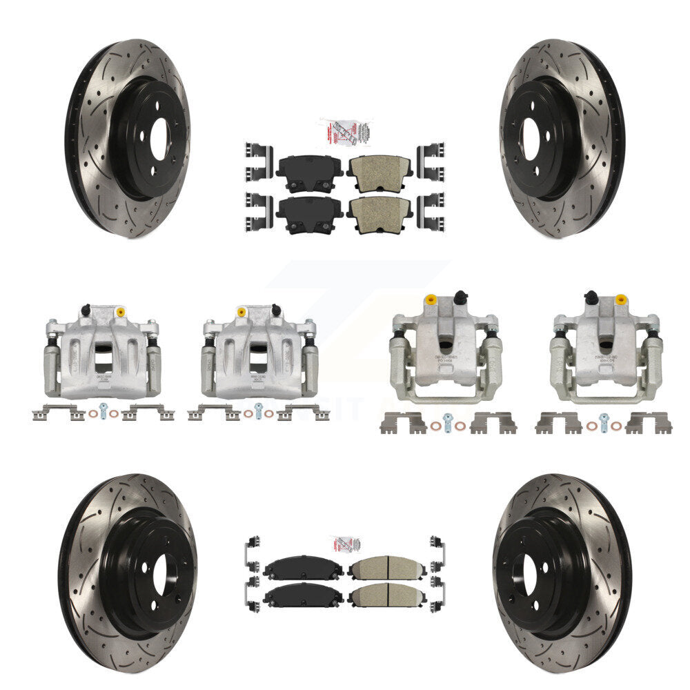 Transit Auto KCD-100977N Disc Brake Kit for 2011 Dodge Charger - Front and Rear product image