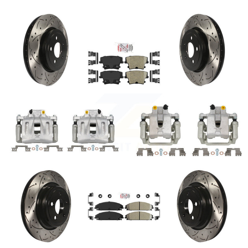 Transit Auto KCD-100979N Disc Brake Kit for 2011 Dodge Charger - Front and Rear product image
