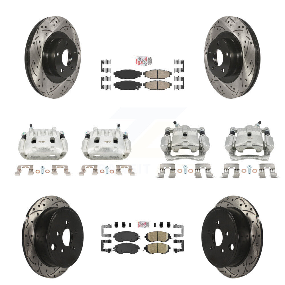 Transit Auto KCD-100981N Disc Brake Kit for 2011-2014 Subaru Impreza, Subaru Forester - Front and Rear product image